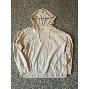 Universal Thread Women's Hoodie Sweatshirt‎ Size M Ivory Long Sleeves Streetwear